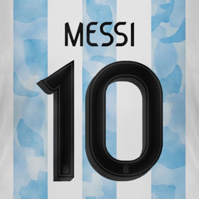 [오피셜] 아르헨티나 홈 2021 코파 아메리카 #10 MESSI NAME SET