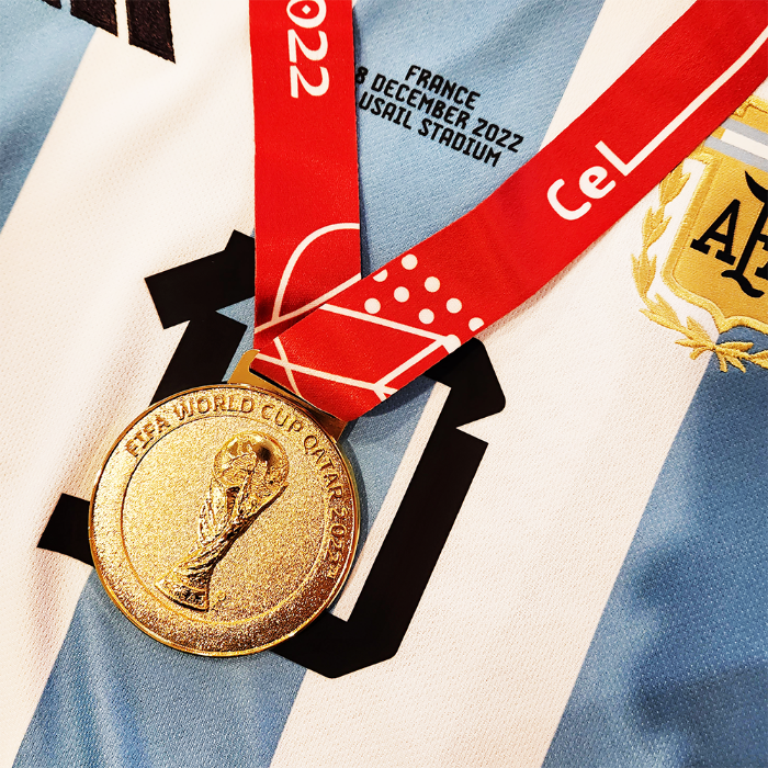 아르헨티나 2022 카타르 월드컵 우승 메달