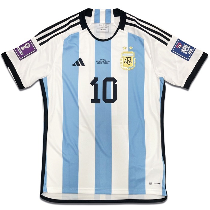 ADIDAS 아르헨티나 2022 레플리카 HOME WORLD CUP FINAL 2STAR #10 MESSI (KR 3XL / US XL)