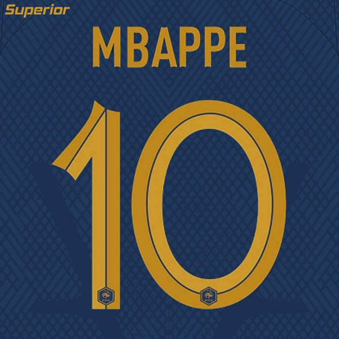 프랑스 HOME 2022 (카타르 월드컵) #10 MBAPPE 마킹 - [오피셜]